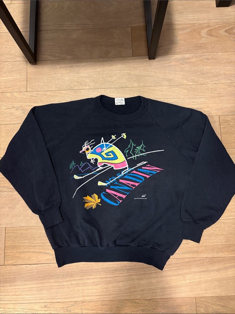 Molson Canadian Ski Graphic Crewneck Sweater